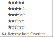Context Menu: Priority/Favorites (Remove)