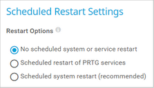 Scheduled Restart Settings