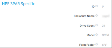 HPE 3PAR Specific