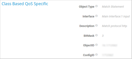 Class Based QoS Specific