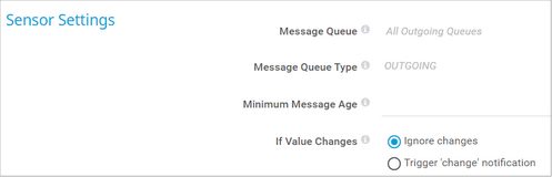 Sensor Settings